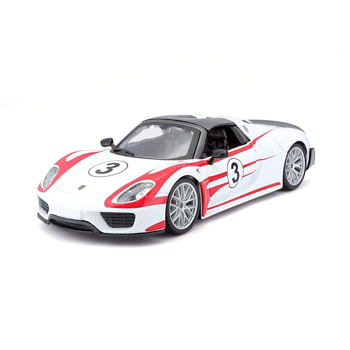 BBurago-28009-Race-Porsche-918-SPYDERWEISSACHPACKAGE-GBP-Colecciones Lateral