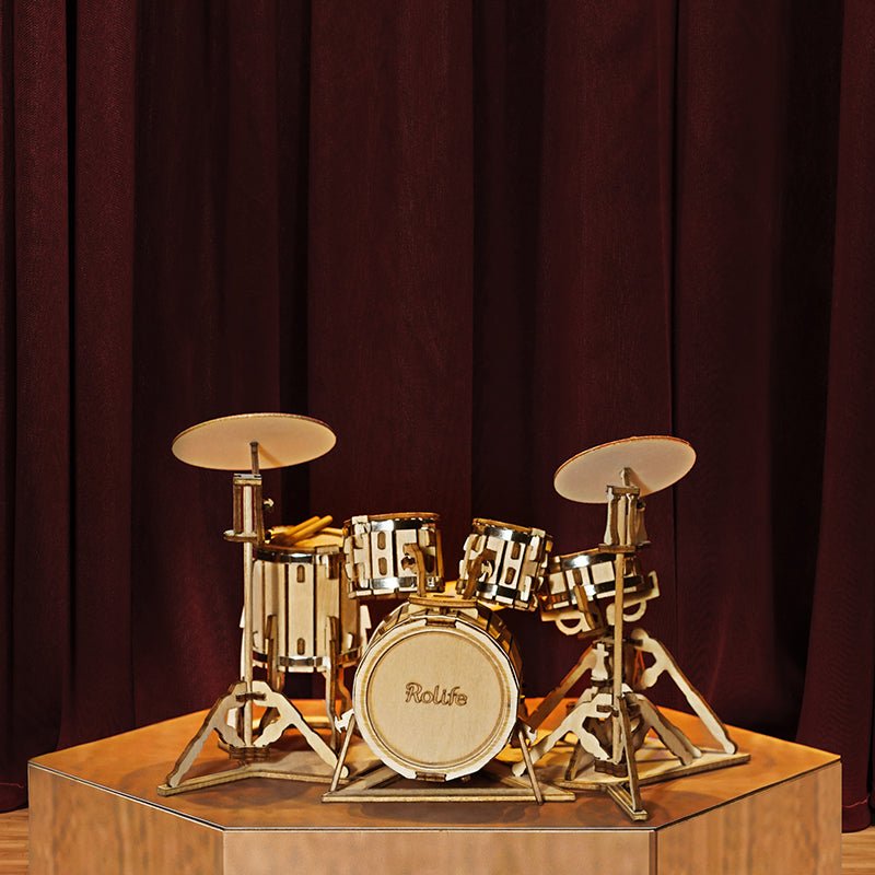 Pack-Guitarra-Bateria-Armable-Puzzles-3D-GBP-Colecciones-Batería-Primer