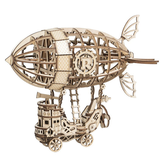 Dirigible Zeppelin de Madera Kit Puzzle 3D Robotime GBP Colecciones