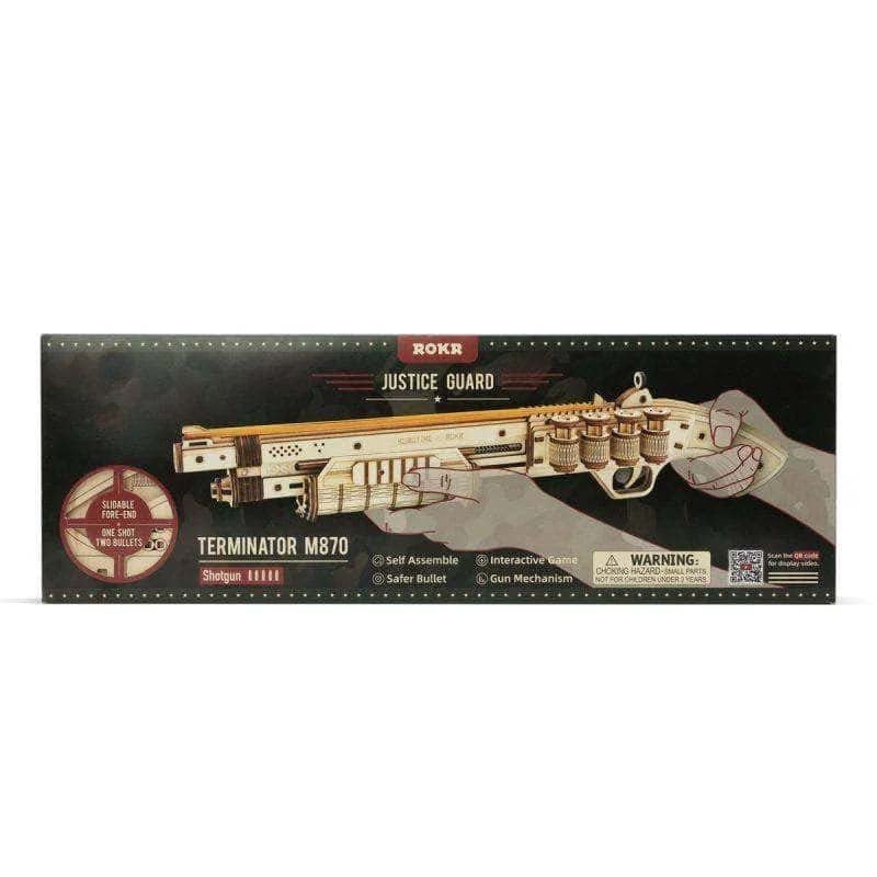 Escopeta-Madera-Terminator-M870-Robotime-LQ501--Armable-Puzzles-3D-GBPColecciones-2