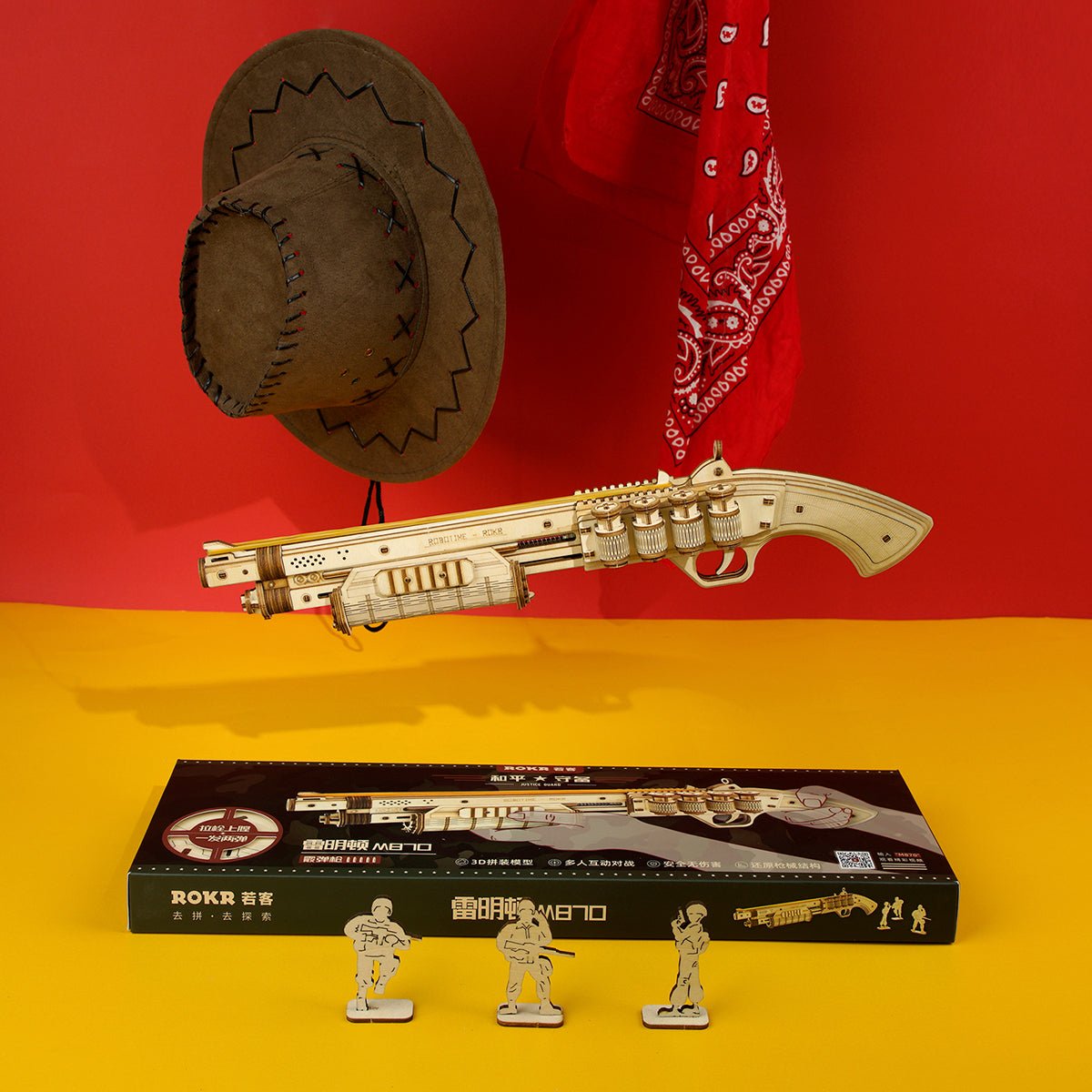 Escopeta-Madera-Terminator-M870-Robotime-LQ501--Armable-Puzzles-3D-GBPColecciones-5