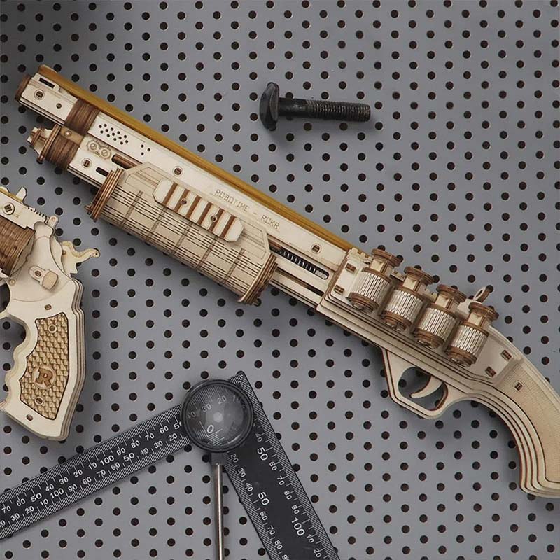 Pack-Ak47-Escopeta-Robotime.Armable-gbpcolecciones-Escopeta-pack