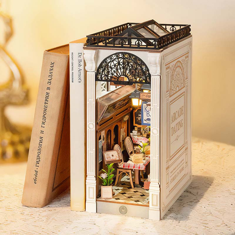 Gbpcolecciones-Booknook-Arcade-Dating-Separador-de-Libros-Robotime-TGB10-1