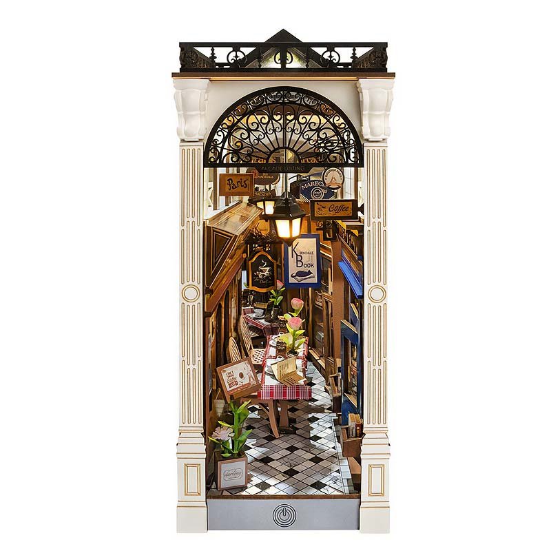 Gbpcolecciones-Booknook-Arcade-Dating-Separador-de-Libros-Robotime-TGB10
