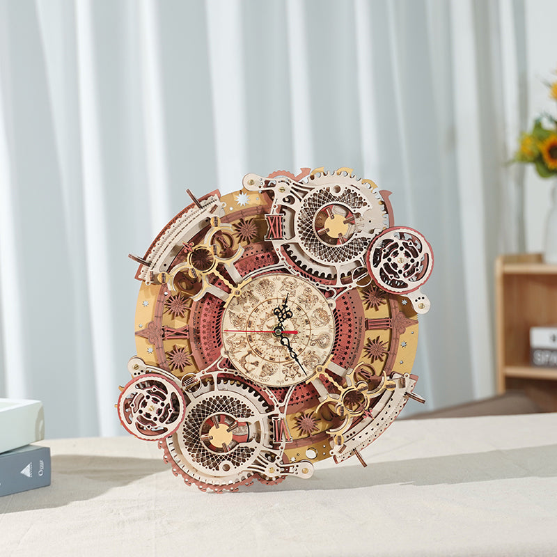 gbpcolecciones-Robotime-LC601-Zodiac-Wall-Clock-Reloj-Mural-2