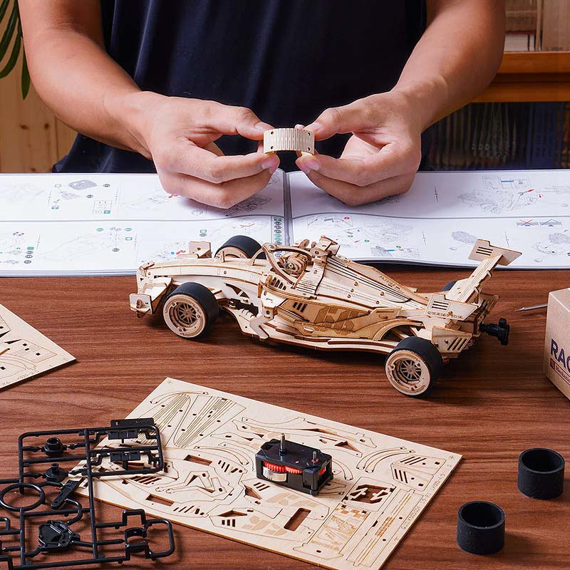 Gbpcolecciones-Robotime-LK505-Racing-Car-8