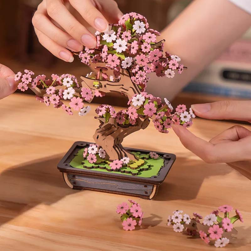 Gbpcolecciones-Robotime-Miniatura-Sakura-Bonsai-de-Madera-Armable-Rolife-TG415-4