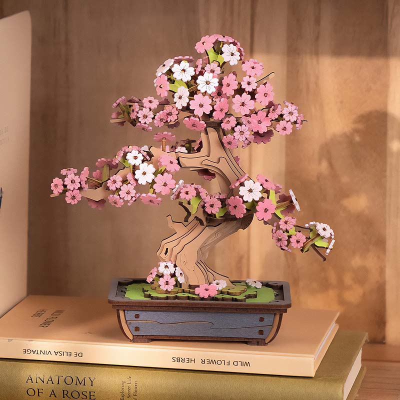 Gbpcolecciones-Robotime-Miniatura-Sakura-Bonsai-de-Madera-Armable-Rolife-TG415-1