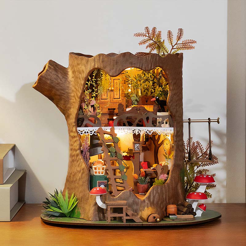 Robotime-DG179-Fairytale-Tree-House-GBP-Colecciones- Escena