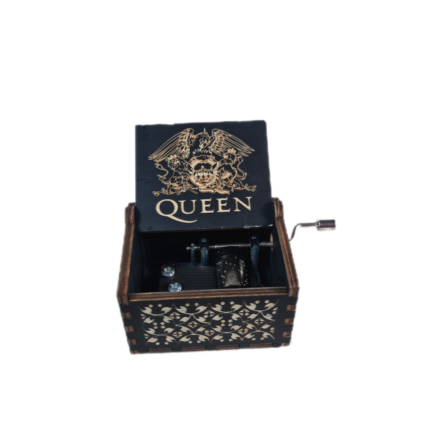 caja-musical-grupo-queen-emblema