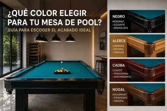 Guía Colores Mesa de Pool