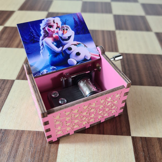 Caja Musical de Frozen – Melodía Encantada con Elsa y Olaf