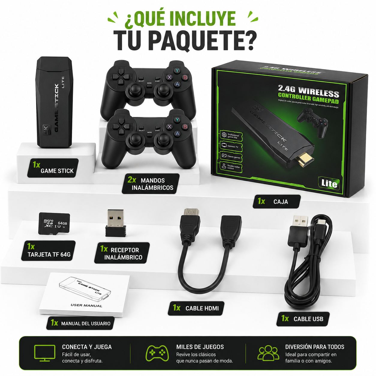 Gamepad-GBP-Colecciones Que Incluye