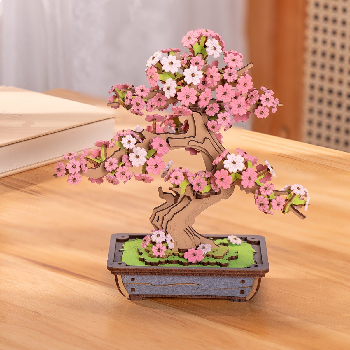 Gbpcolecciones-Robotime-Miniatura-Sakura-Bonsai-de-Madera-Armable-Rolife-TG415-Escena