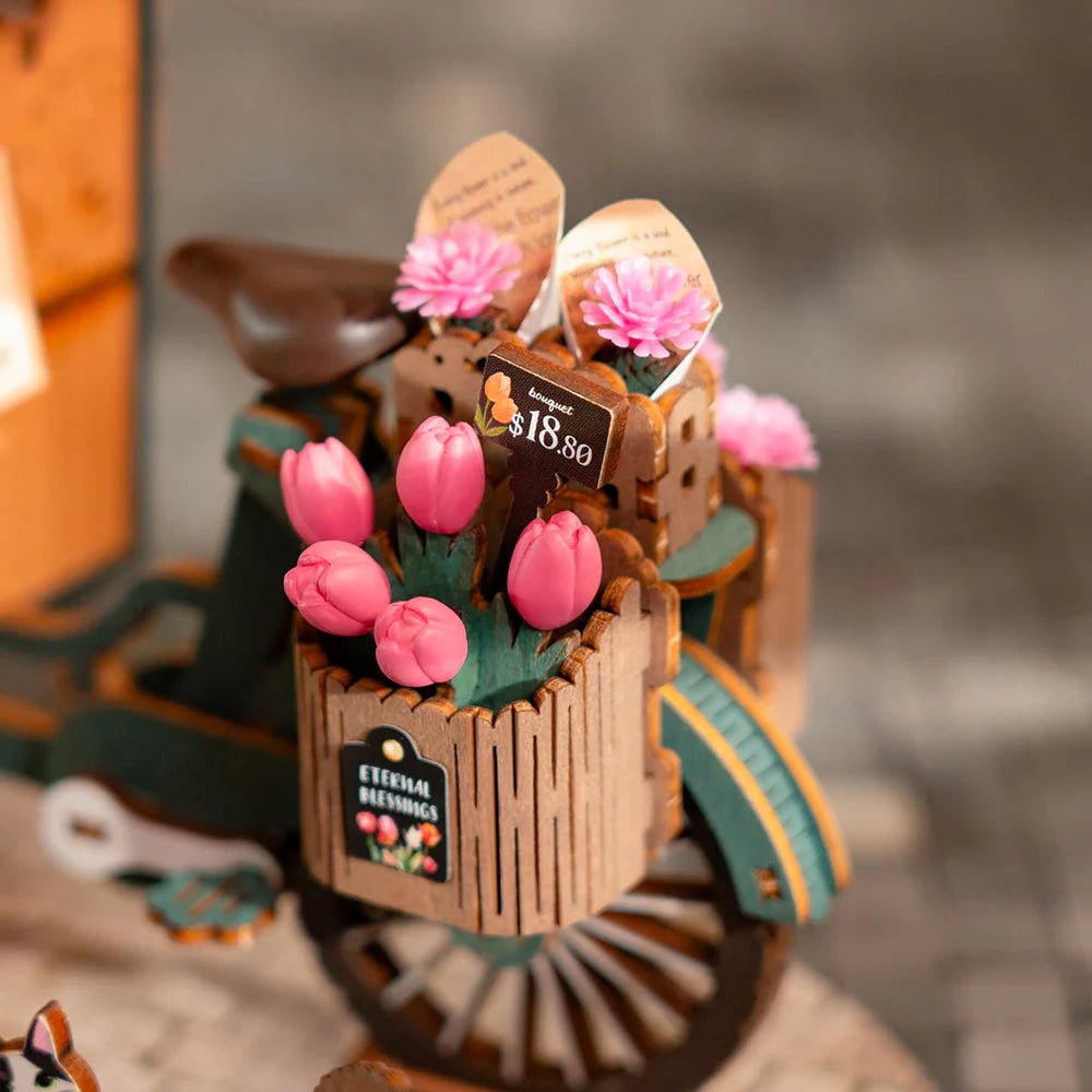 Gbpcolecciones-Robotime-TGS03-Blossom-Cart-Carretilla-de-Flores-Fondo-7