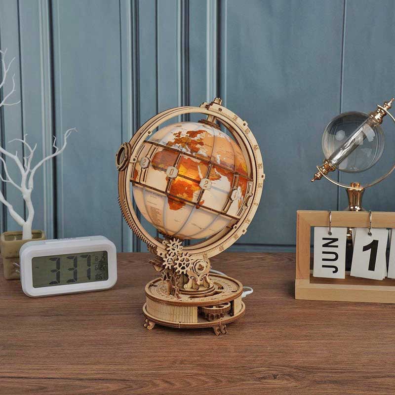 Globo-Terraqueo-ST003-Robotime--Armable-Puzzles-3D-GBP-Colecciones Escena