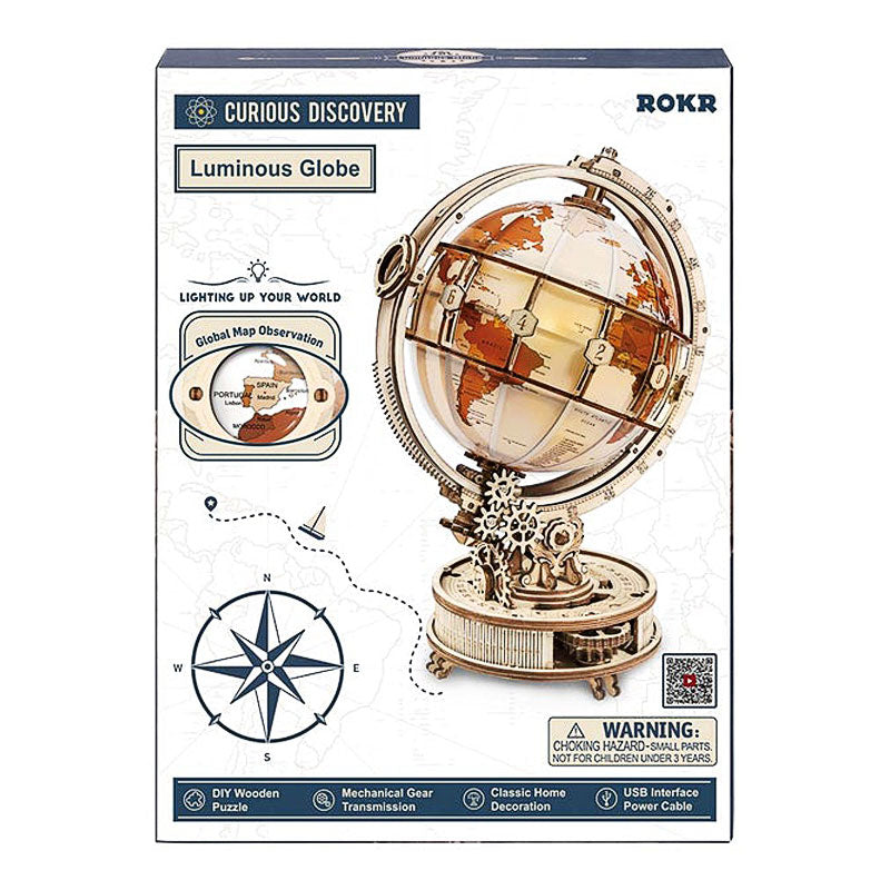 Globo-Terraqueo-ST003-Robotime--Armable-Puzzles-3D-GBP-Colecciones Caja