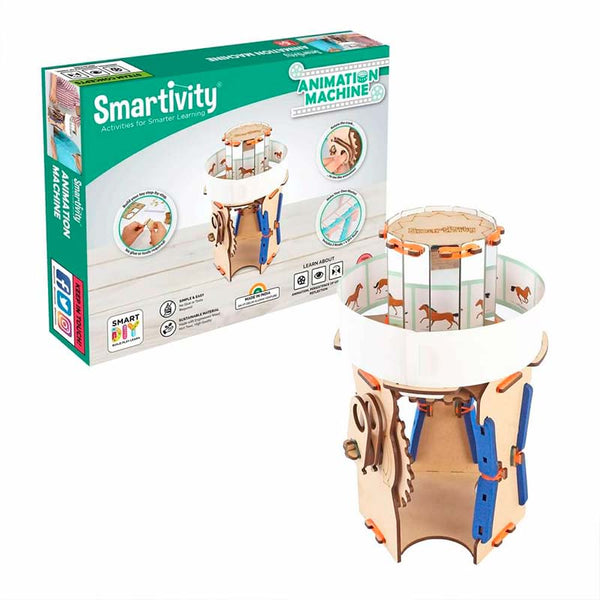 Máquina de Animación Películas de Madera Kit Puzzle 3D Stem Smartivity GBP Colecciones