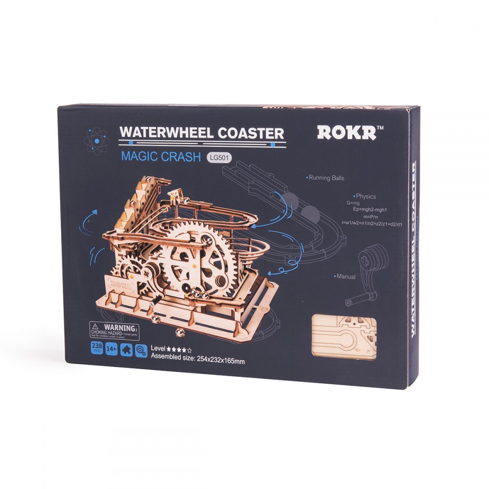 Montaña Rusa de Madera Kit Puzzle 3D Robotime GBP Colecciones-4