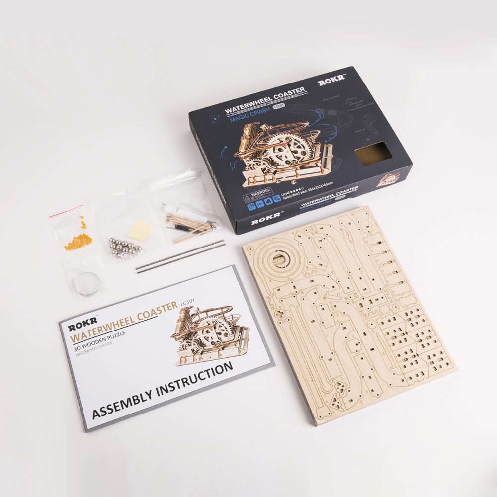 Montaña Rusa de Madera Kit Puzzle 3D Robotime GBP Colecciones-5