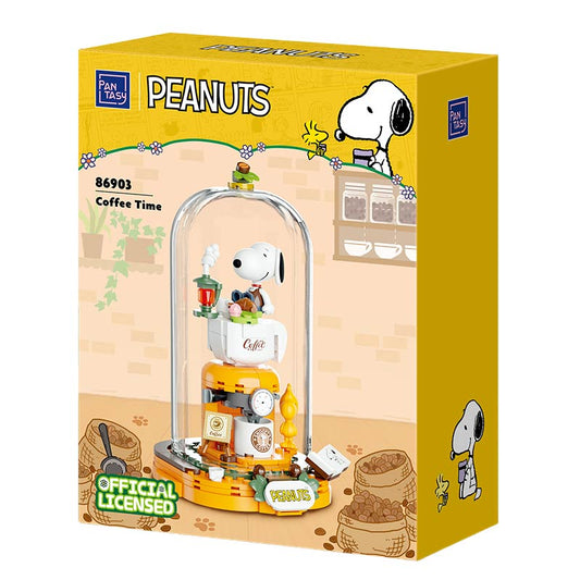 Pantasy-86903-Snoopy-Coffee-Time-Capsula-Bloques-Construccion-GBP-Colecciones Caja