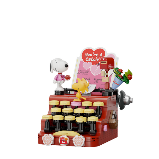 Pantasy-86913-Snoopy-Maquina-de-Escribir-Armable-GBP-Colecciones Primer Plano