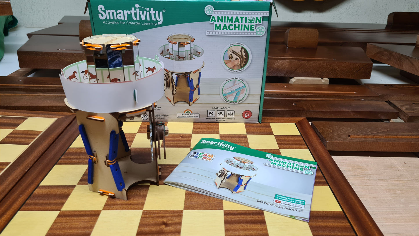 Máquina de Animación Puzzle 3D Smartivity - STEM, Crea Películas y Experimenta