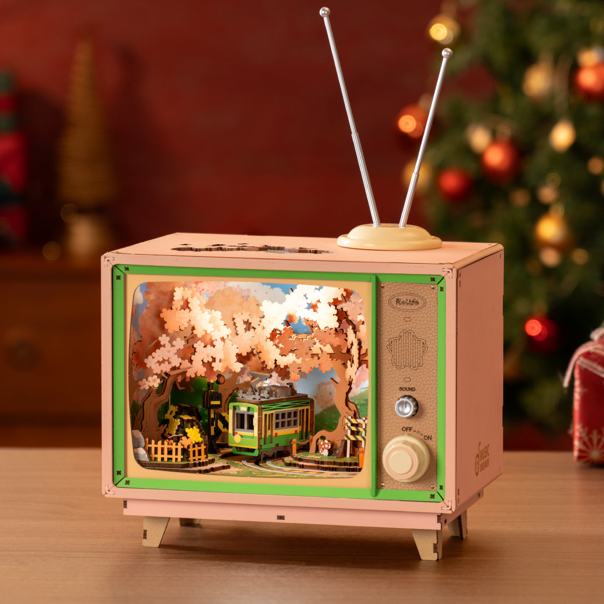 Robotime-AMT02-Sakura-Dreamy-Tour-GBP-Colecciones De noche