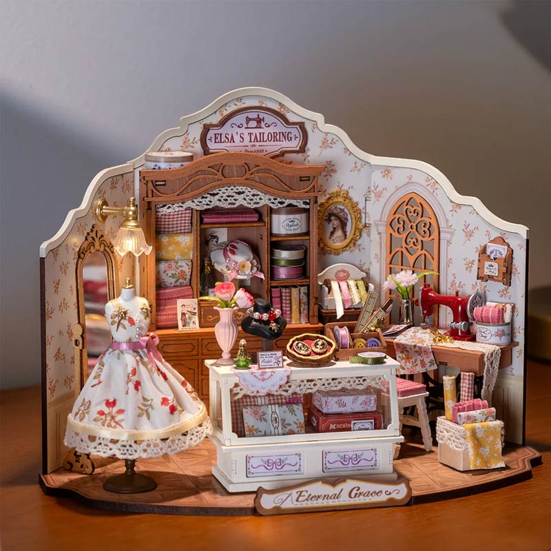 Robotime-DG178-Elsa_s-Tailoring-GBP-Colecciones Primer Plano