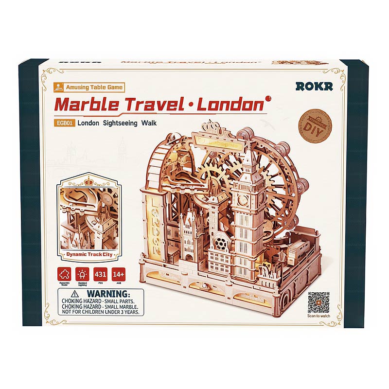 Robotime-EGB01-Marble-Travel-London-GBP-Colecciones-Caja