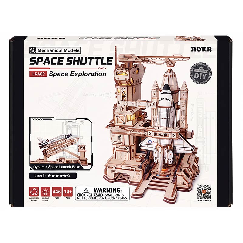 Robotime-LKA02-Space-Shuttle-GBP-Colecciones-Caja