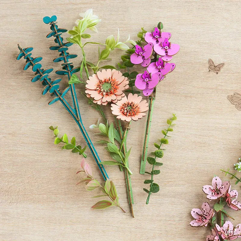 Robotime-TW04H-Wooden-Blooming-Book-GBP-Colecciones Detalle Flor
