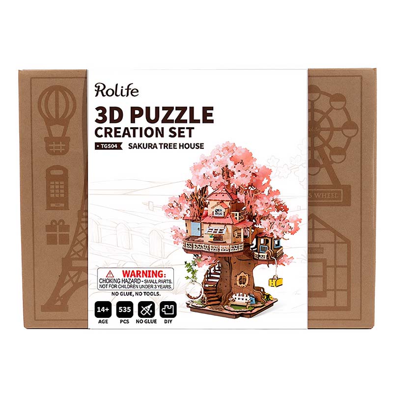 Sakura Tree House TGS04 Robotime GBPColecciones - Caja