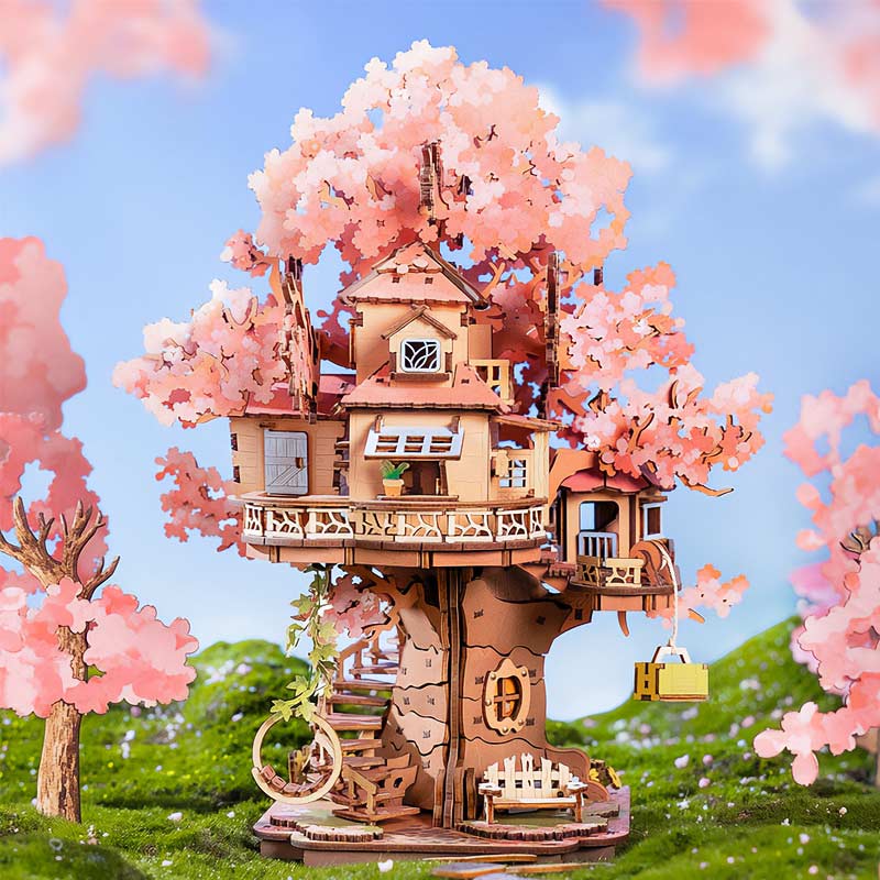 Sakura Tree House TGS04 Robotime GBPColecciones Escena