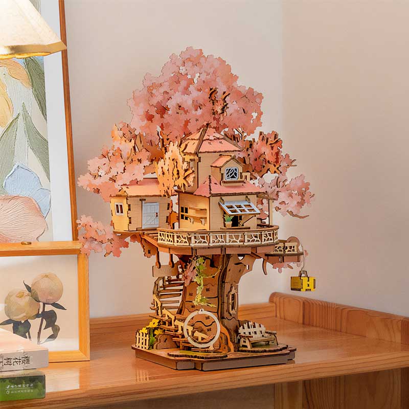 Sakura Tree House TGS04 Robotime GBPColecciones En ambiente
