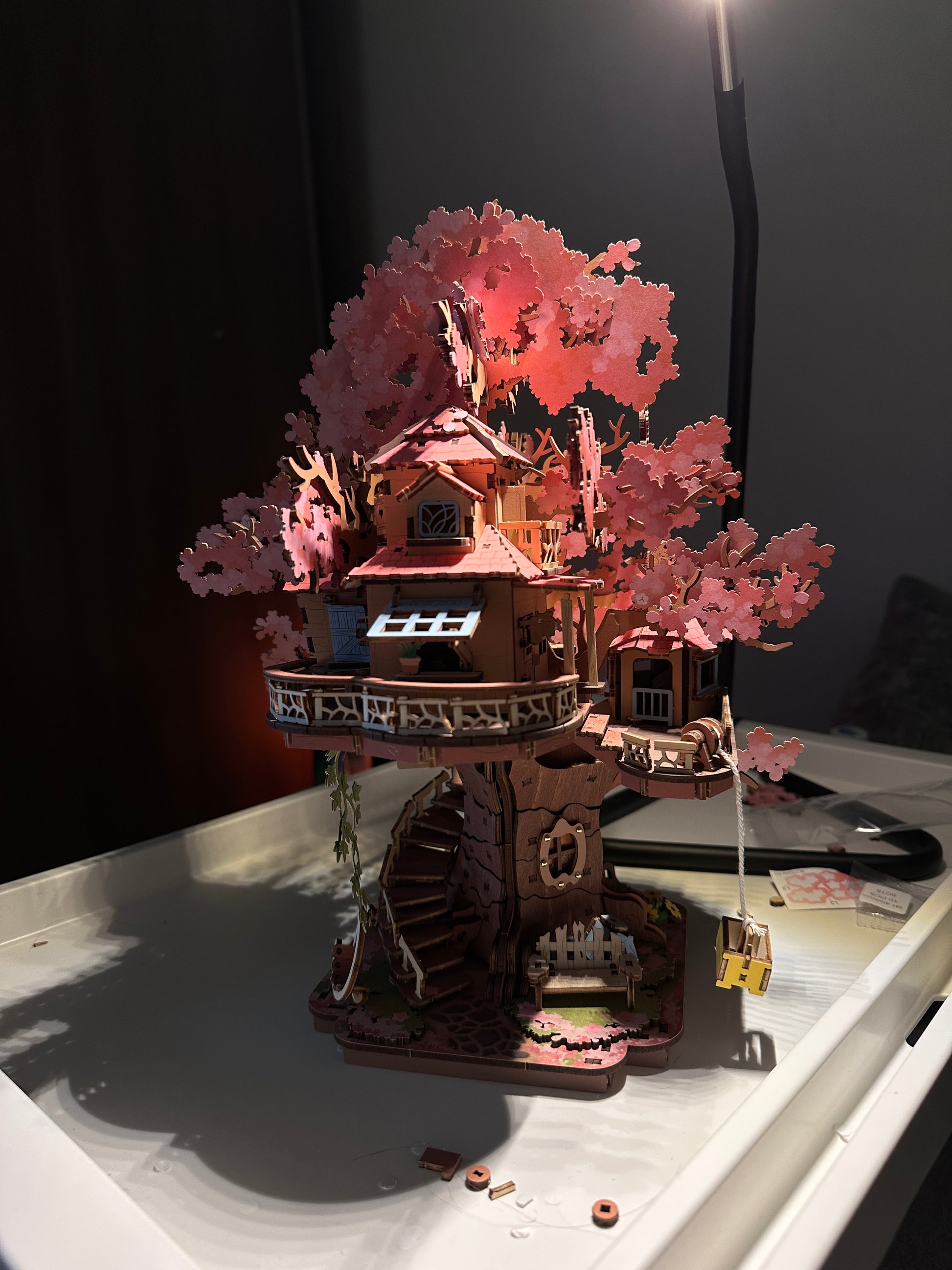 Sakura Tree House TGS04 Robotime GBPColecciones semi luz