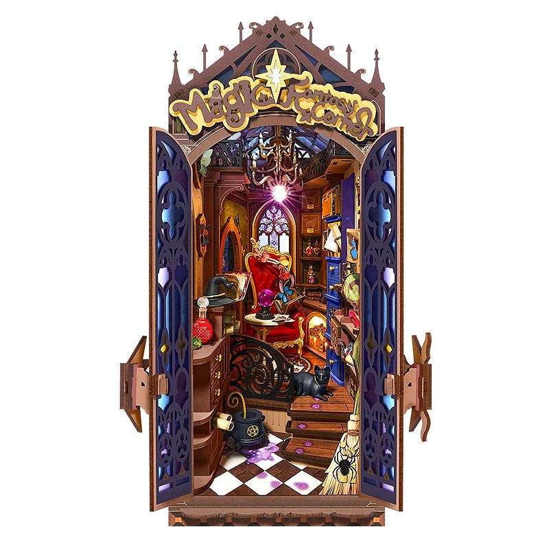 Separador-Libros-Magic-Fantasy-Corner-Booknook-TGB14-Robotime-Portada 