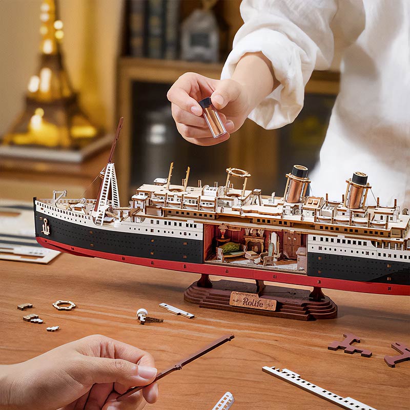 Titanic-1912-TGL02-Robotime-Armable-Puzzles-3D-GBP-Colecciones Armando