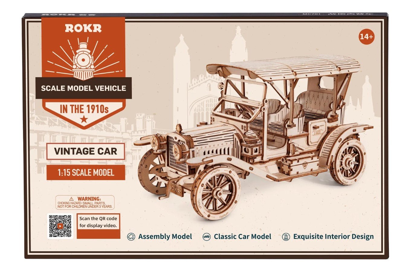 Vintage-Car-MC801-Puzzles-3D-GBP-Colecciones