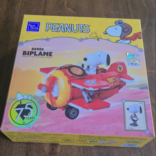 Pantasy-86905-Snoopy-Avion-Biplano-Armable-GBP-Colecciones Video Caja